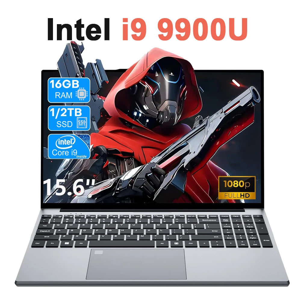 15.6" Laptop, Intel Core i9-10980HK, 16GB RAM, 1TB SSD, Backlit Keyboard
