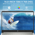HP 14" Laptop, Intel Celeron N4120, 4GB RAM, 128GB eMMC, Office 365