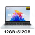 14.1" Windows 11 Pro Laptop, Intel Atom A3950, 12GB RAM, 512GB M.2 SSD