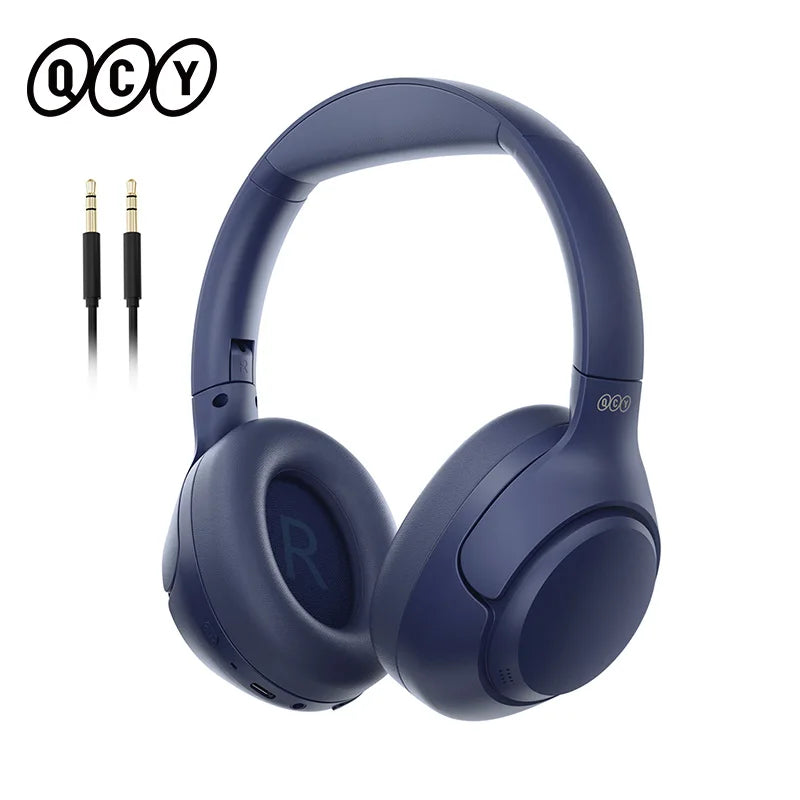 QCY H3 ANC Wireless Headphones, Bluetooth 5.4, Hi-Res, 60-Hour Battery