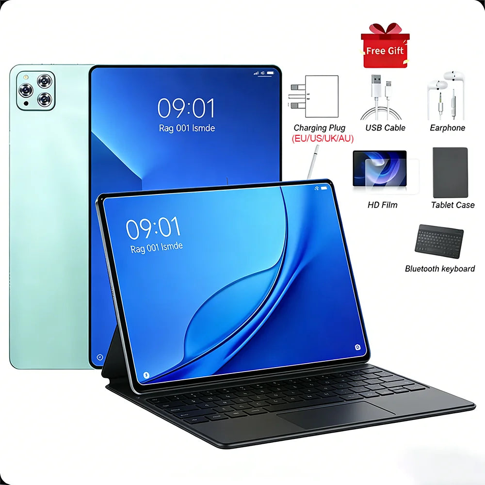2026 iPad Air PRO Tablet Android 16 GPS WIFI 24GB 2TB 20000mAh 5G Dual Card Snapdragon 8gen3 10 Core Original Android Tablet PC