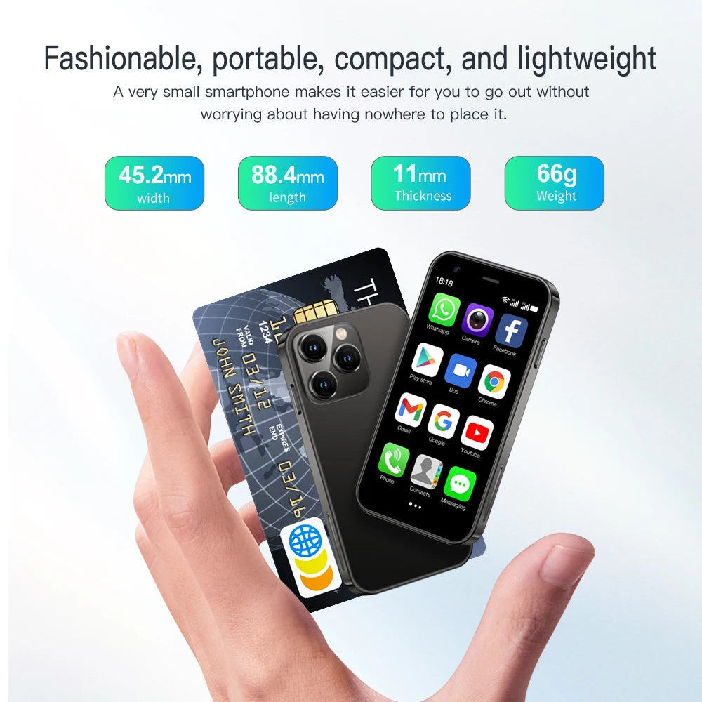 SERVO 15SE Mini smartphone, feature overview