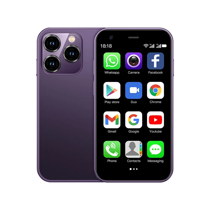 SERVO 15SE Mini Smartphone, 3.0", Dual SIM, Wi-Fi Hotspot, Android