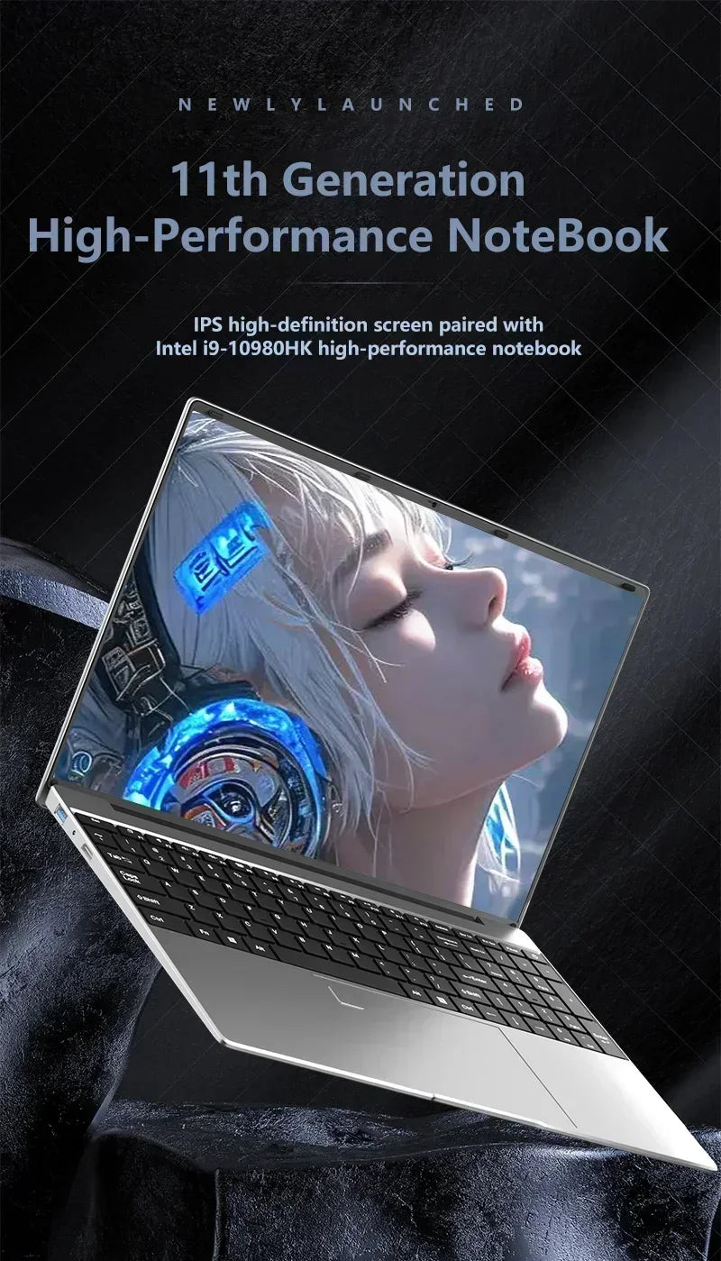 لابتوب ألعاب مقاس 15.6 بوصة، معالج Intel Core i9-10980HK، ذاكرة وصول عشوائي 32 جيجابايت، قرص صلب 2 تيرابايت SSD، واي فاي 6