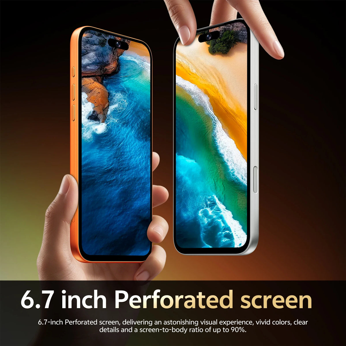 IVMI 17 Pro Max Smartphone, 6.7", 4GB RAM, 32GB, Dual SIM, 4G