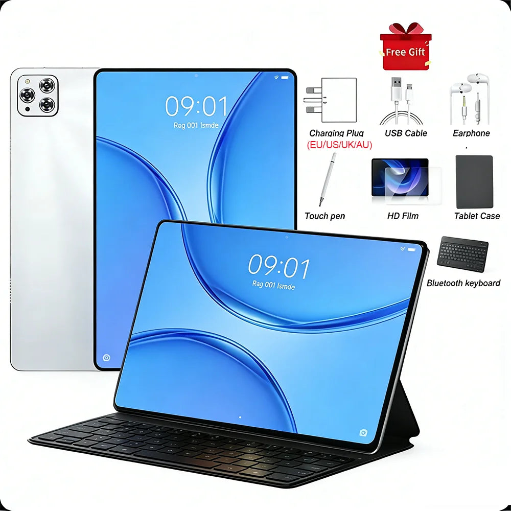 2026 iPad Air PRO Tablet Android 16 GPS WIFI 24GB 2TB 20000mAh 5G Dual Card Snapdragon 8gen3 10 Core Original Android Tablet PC