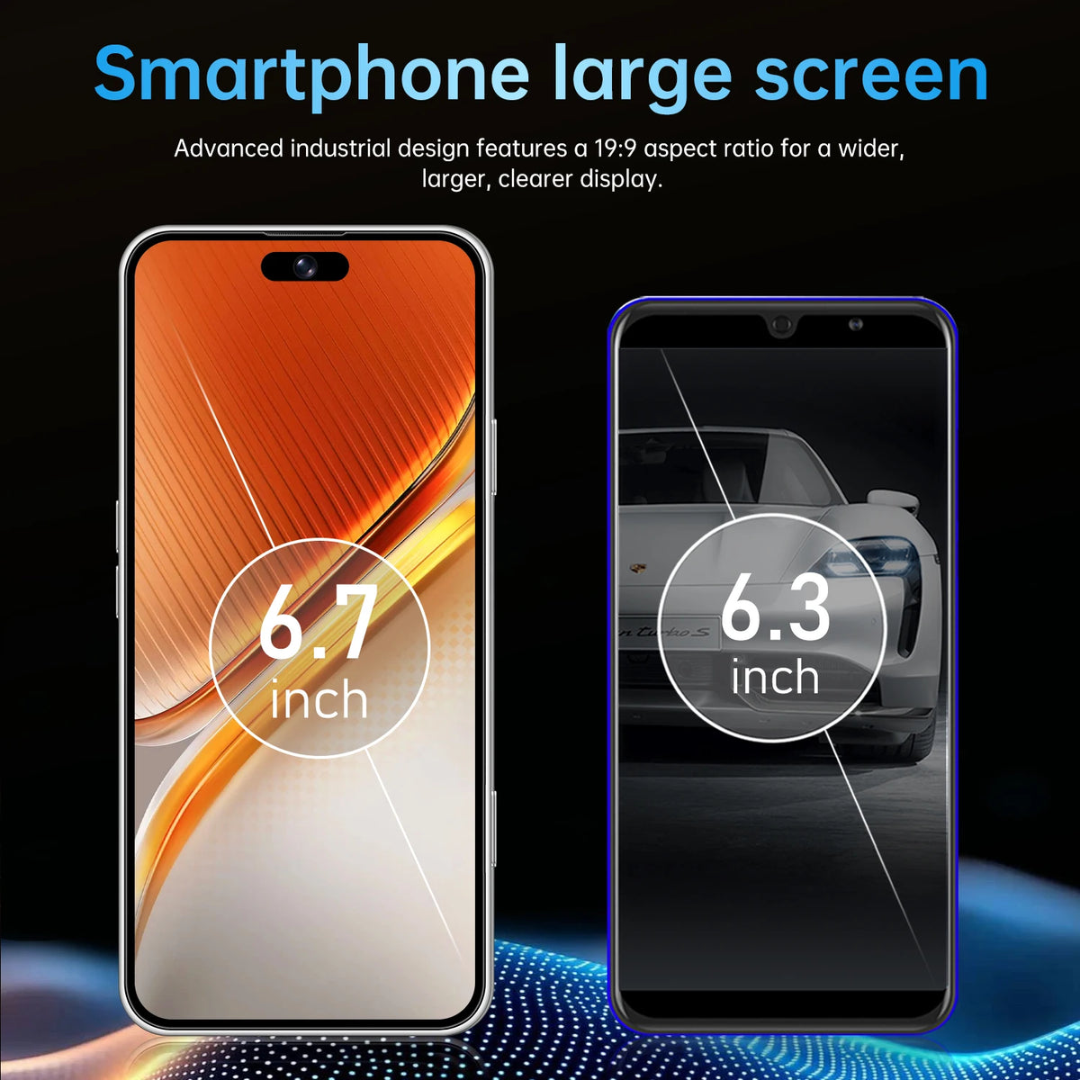 IVMI 17 Pro Max Smartphone, 6.7", 3GB RAM, 16GB, Dual SIM, 4G