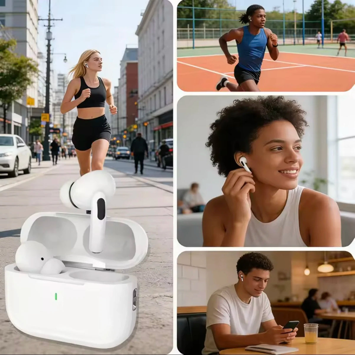 UEESFIT A5 Wireless Earbuds, ENC Noise Cancelling, Bluetooth