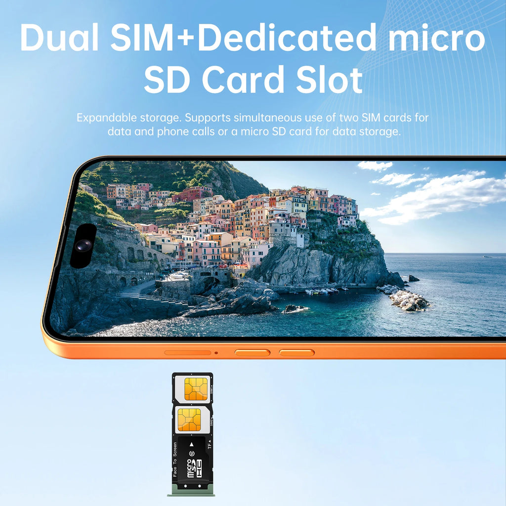 IVMI Global Vision Smartphone, 3GB RAM, 16GB, 13MP, Face Unlock