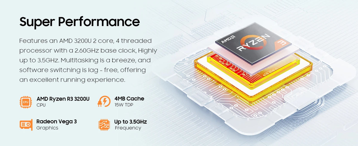 لابتوب 15.6 بوصة 2 في 1 بشاشة تعمل باللمس، معالج AMD Ryzen 3 3200U، ذاكرة وصول عشوائي 8 جيجابايت، قرص صلب 256 جيجابايت SSD، دقة FHD