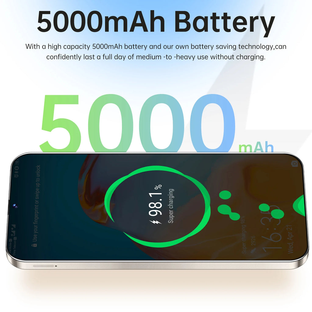 IVMI P10 Pro Smartphone, 6.82", 6GB RAM, 128GB, 5000mAh, 4G