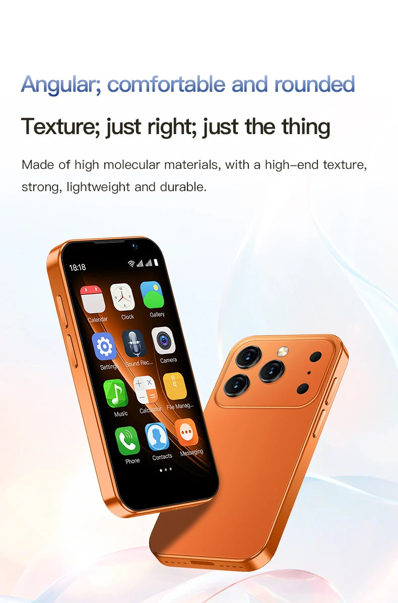 هاتف SOYES XS18 Pro الذكي الصغير، 3.0 بوصة، 2 جيجابايت رام، 16 جيجابايت، شريحتان