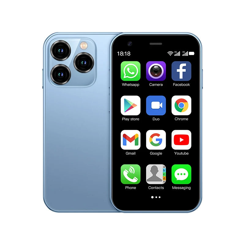 SERVO 15SE Mini Smartphone, 3.0", Dual SIM, Wi-Fi Hotspot, Android