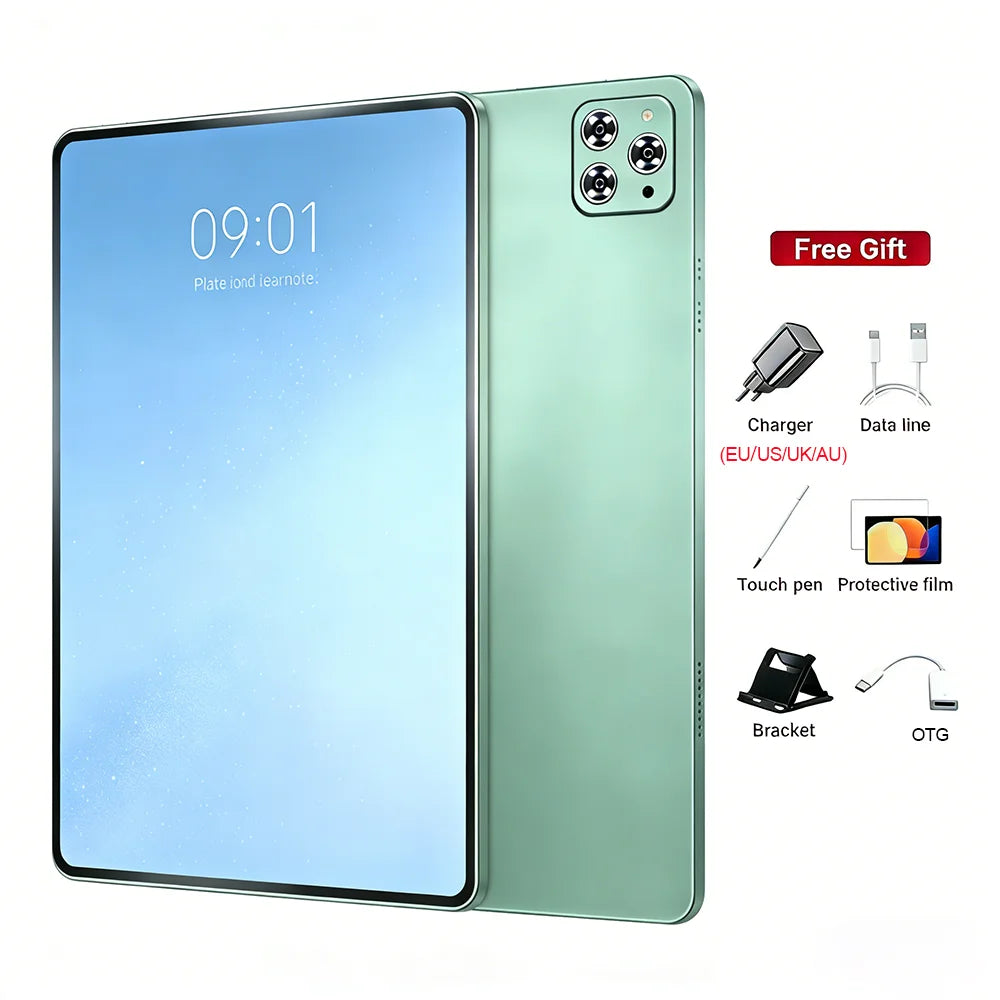 2026 Original 12inch IPad Air Pro 5G Tablet PC 20000mAh Android 15 24GB RAM 2TB ROM 5G Dual SIM GPS 5K 4G WIFI Network Tablet