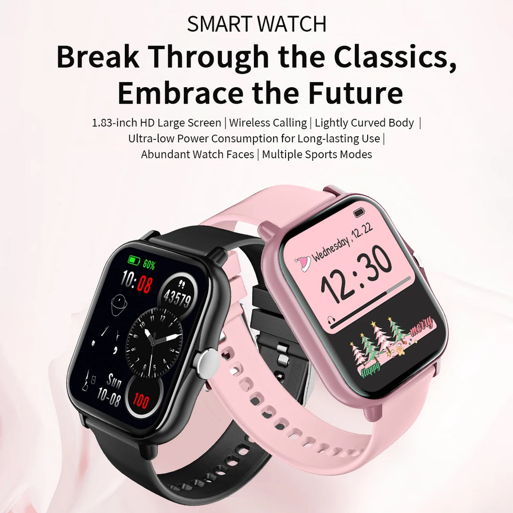 Smartwatch heart rate and sleep tracking display