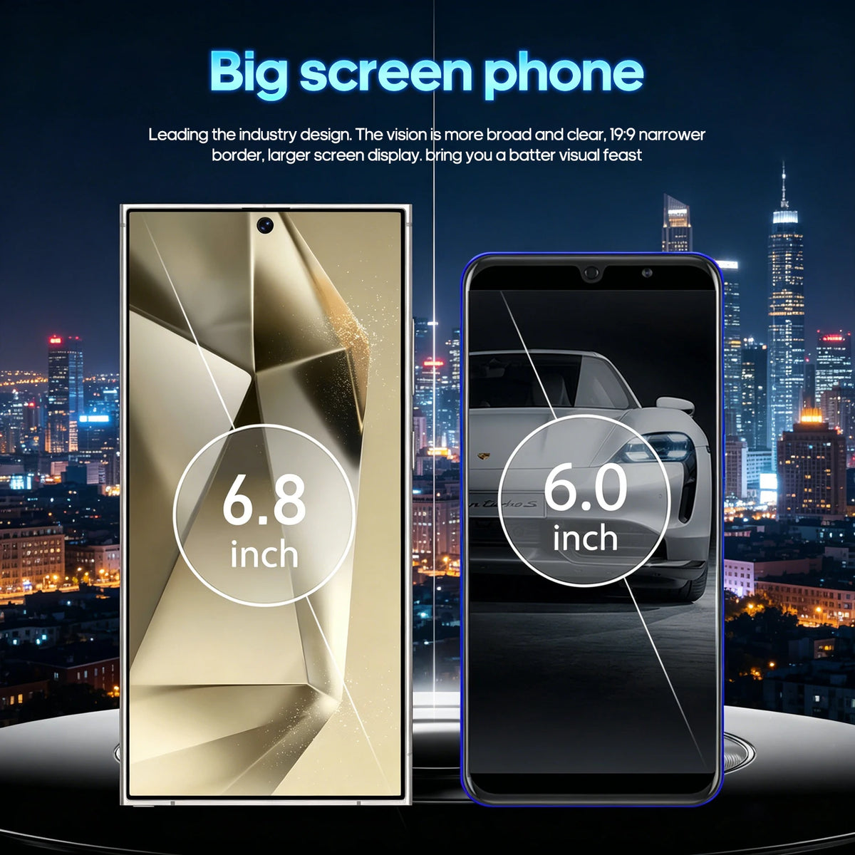 FUFFI S Pro Smartphone, 6.8", 12GB RAM, 512GB, 4100mAh