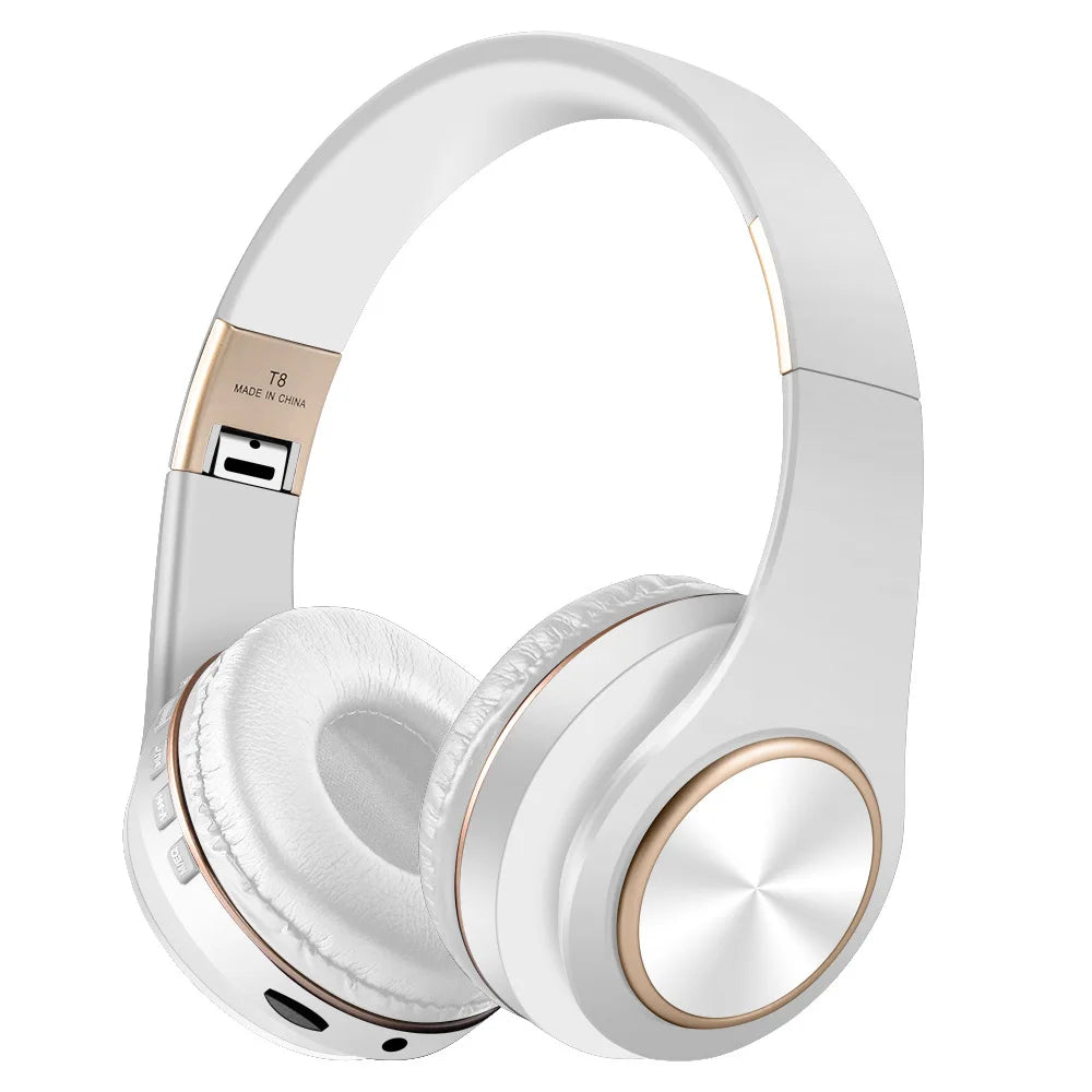 EOENKK T8 Wireless Bluetooth 5.3 Headphones, Foldable, Low Latency