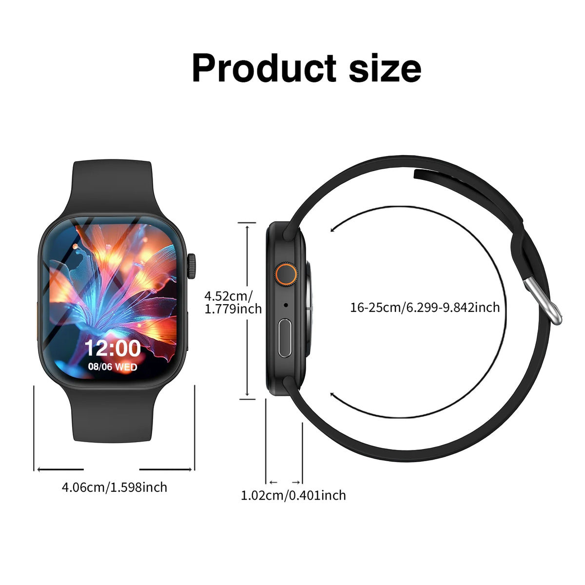 Smart Watch with Bluetooth Calling and Fitness Tracking