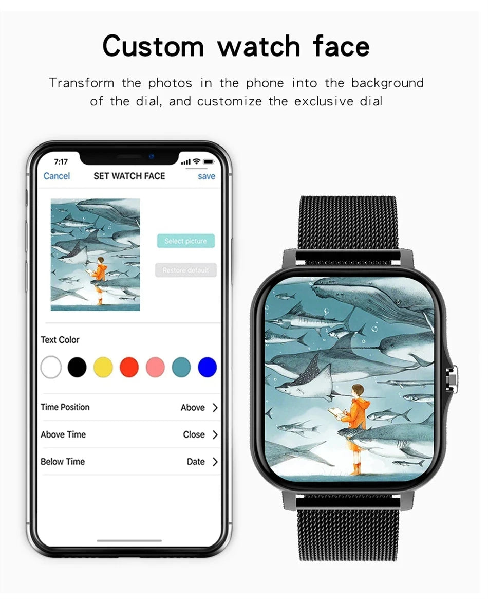 Smart Watch with Bluetooth Calling and Sports Modes