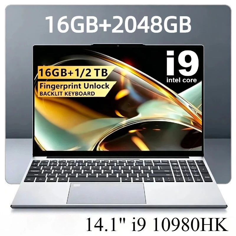 14.1" Laptop, Intel Core i9-10980HK, 32GB RAM, 2TB SSD, 8-Core