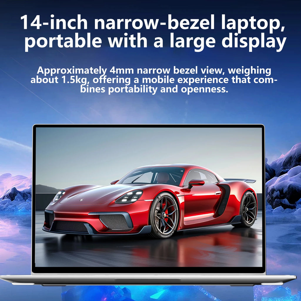 LENO 14.1" Laptop, Intel 4405U, 16GB RAM, 2TB SSD, Windows 11