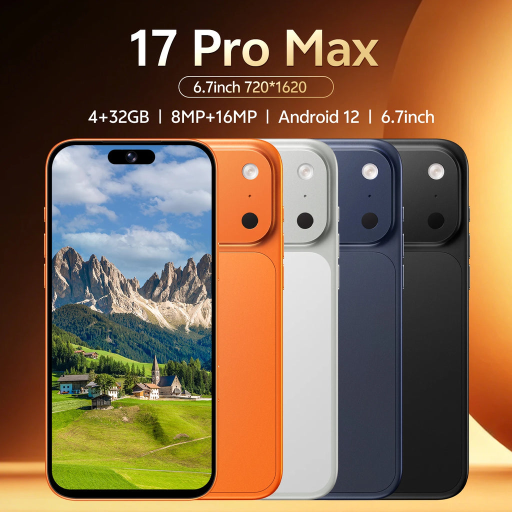 IVMI 17 Pro Max Smartphone, 6.7", 4GB RAM, 32GB, Dual SIM, 4G