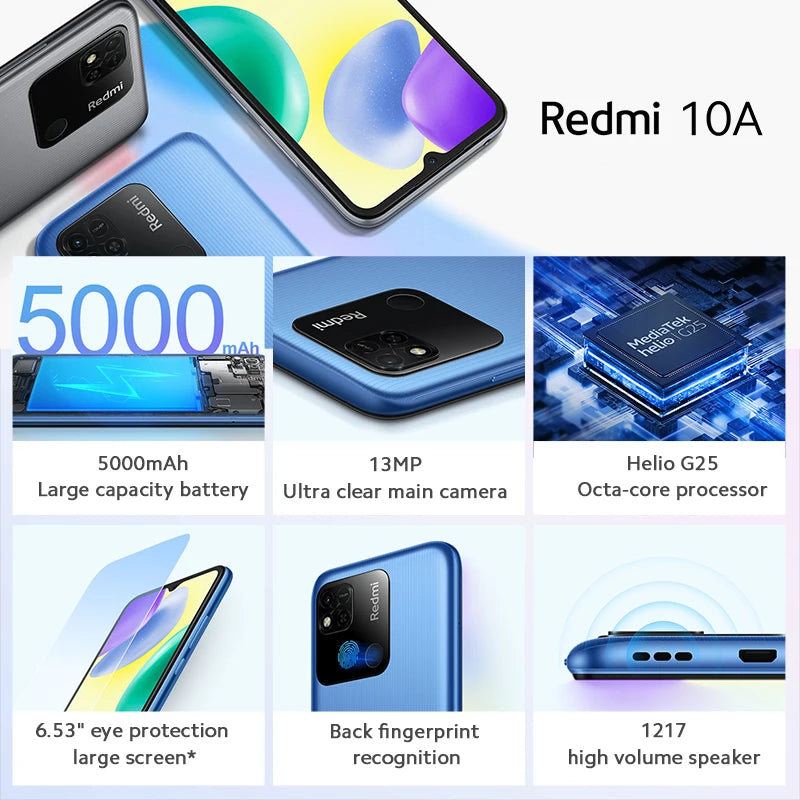 Xiaomi Redmi 9A smartphone, front view