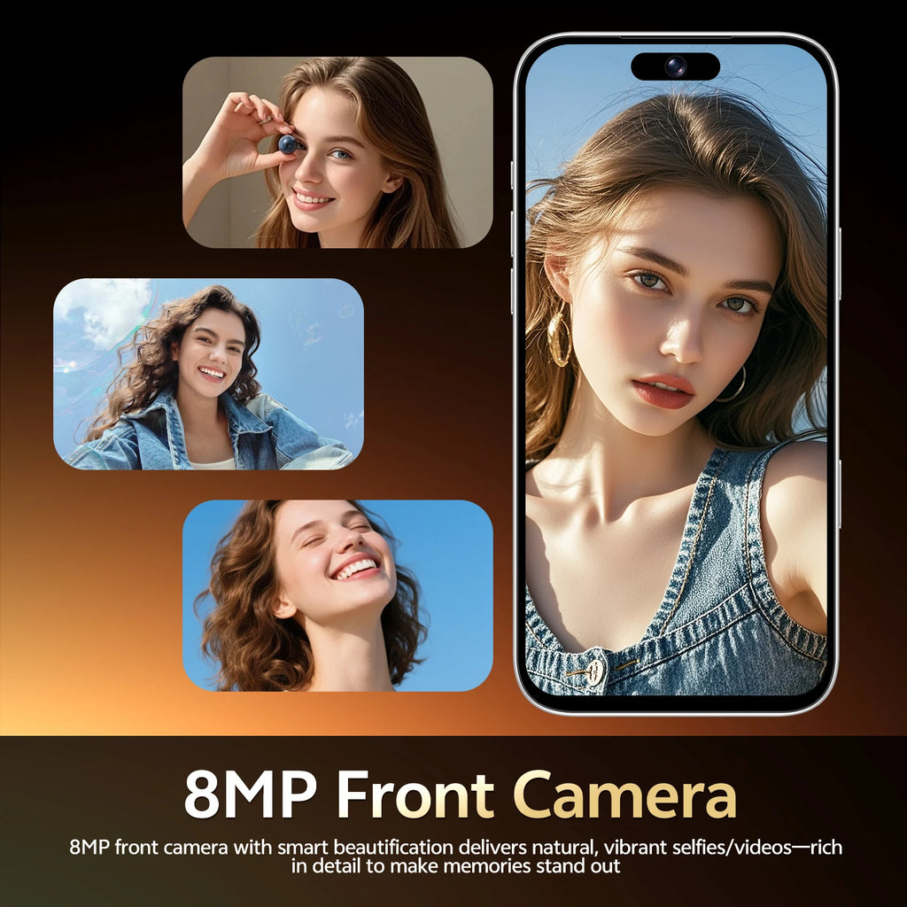 IVMI 17 Pro Max Smartphone, 6.7", 4GB RAM, 32GB, Dual SIM, 4G
