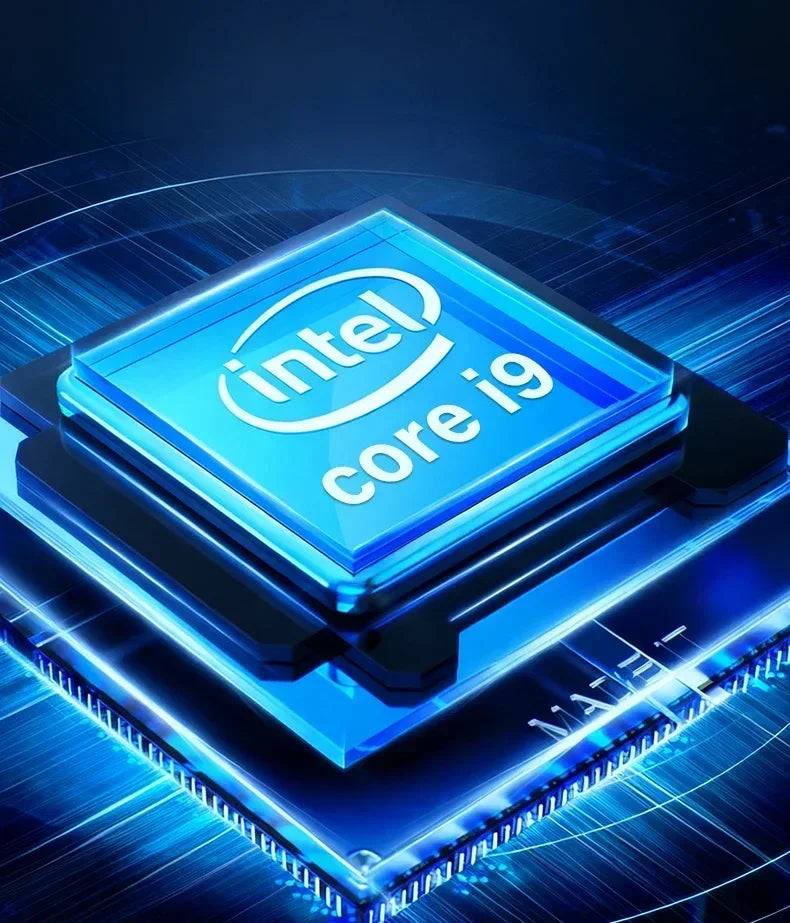 كمبيوتر محمول 14.1 بوصة، معالج Intel Core i9-9900، ذاكرة وصول عشوائي (RAM) سعة 16 جيجابايت، قرص صلب SSD سعة 1 تيرابايت، نظام ويندوز 11، قارئ بصمات الأصابع