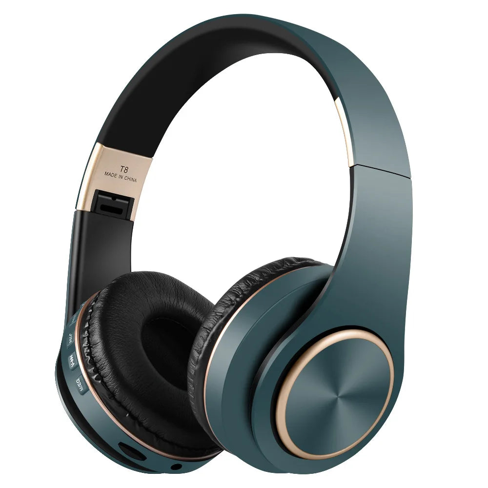 EOENKK T8 Wireless Bluetooth 5.3 Headphones, Foldable, Low Latency