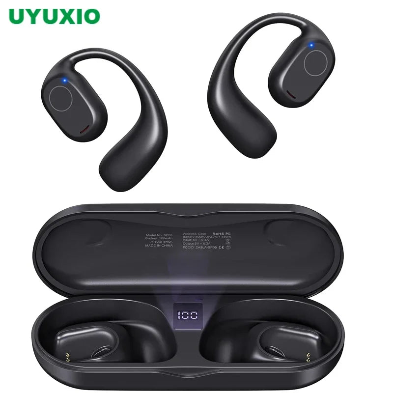 UYUXIO Open-Ear Bluetooth Earbuds with Microphone