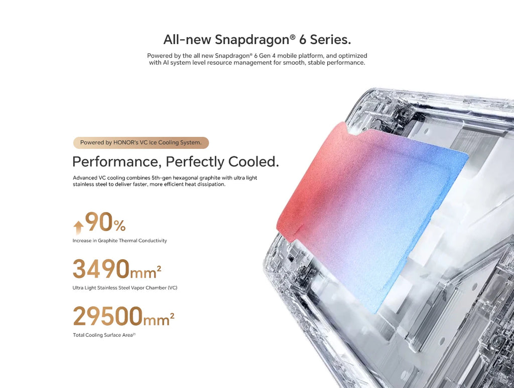 هاتف HONOR X9d الذكي، 6.79 بوصة 120 هرتز، ذاكرة وصول عشوائي 12 جيجابايت، 256 جيجابايت، 108 ميجابكسل، 8300 مللي أمبير