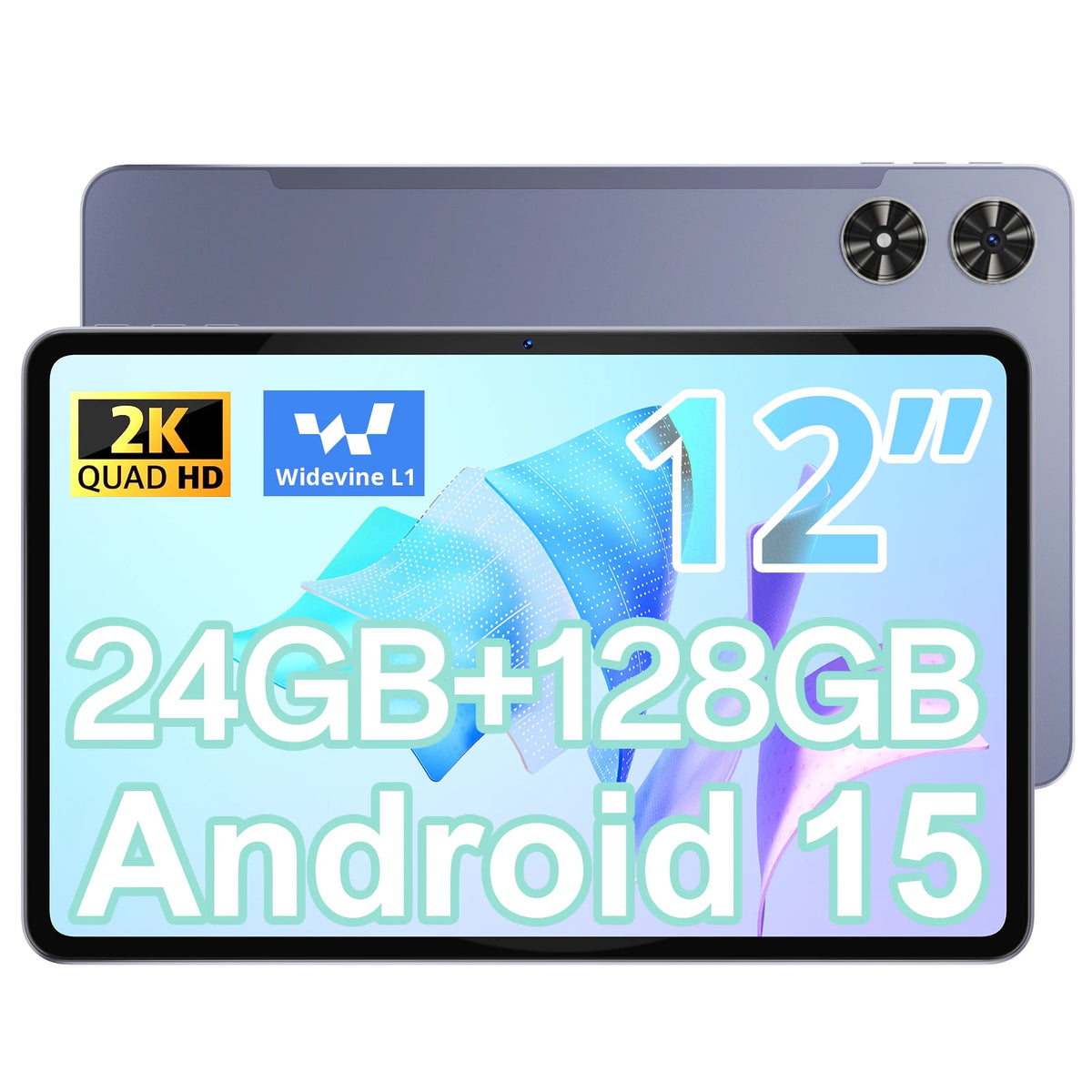 SVITOO 12" Android 16 Tablet, Unisoc T7250, 6GB RAM, 128GB, 8800mAh