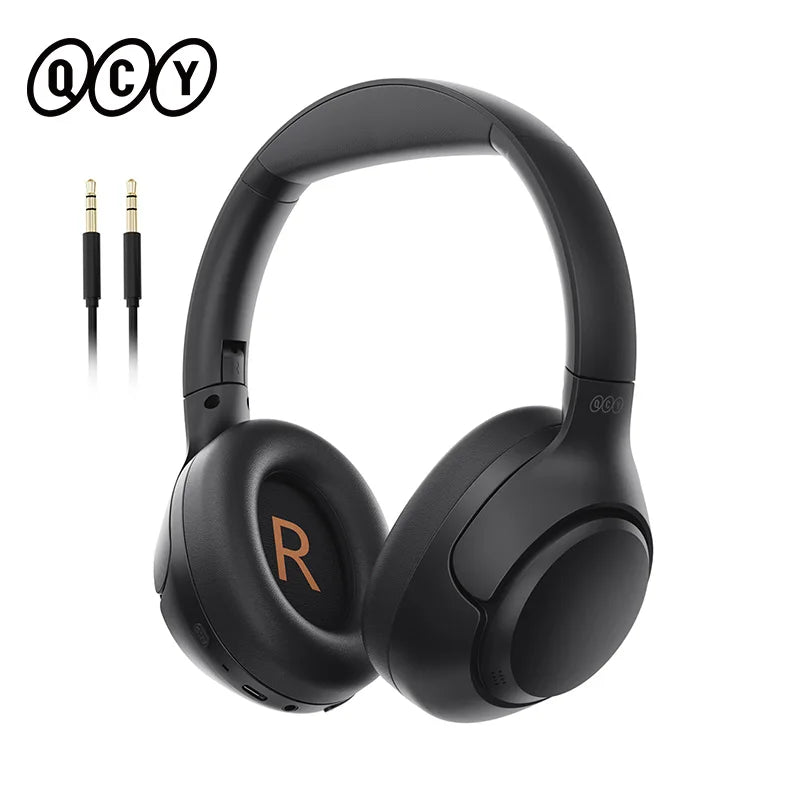 QCY H3 ANC Wireless Headphones, Bluetooth 5.4, Hi-Res, 60-Hour Battery