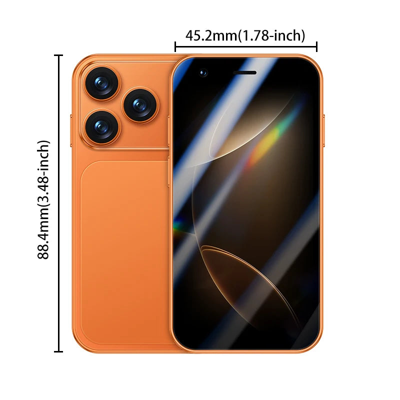 ONEMYTH A17 Mini smartphone, front view