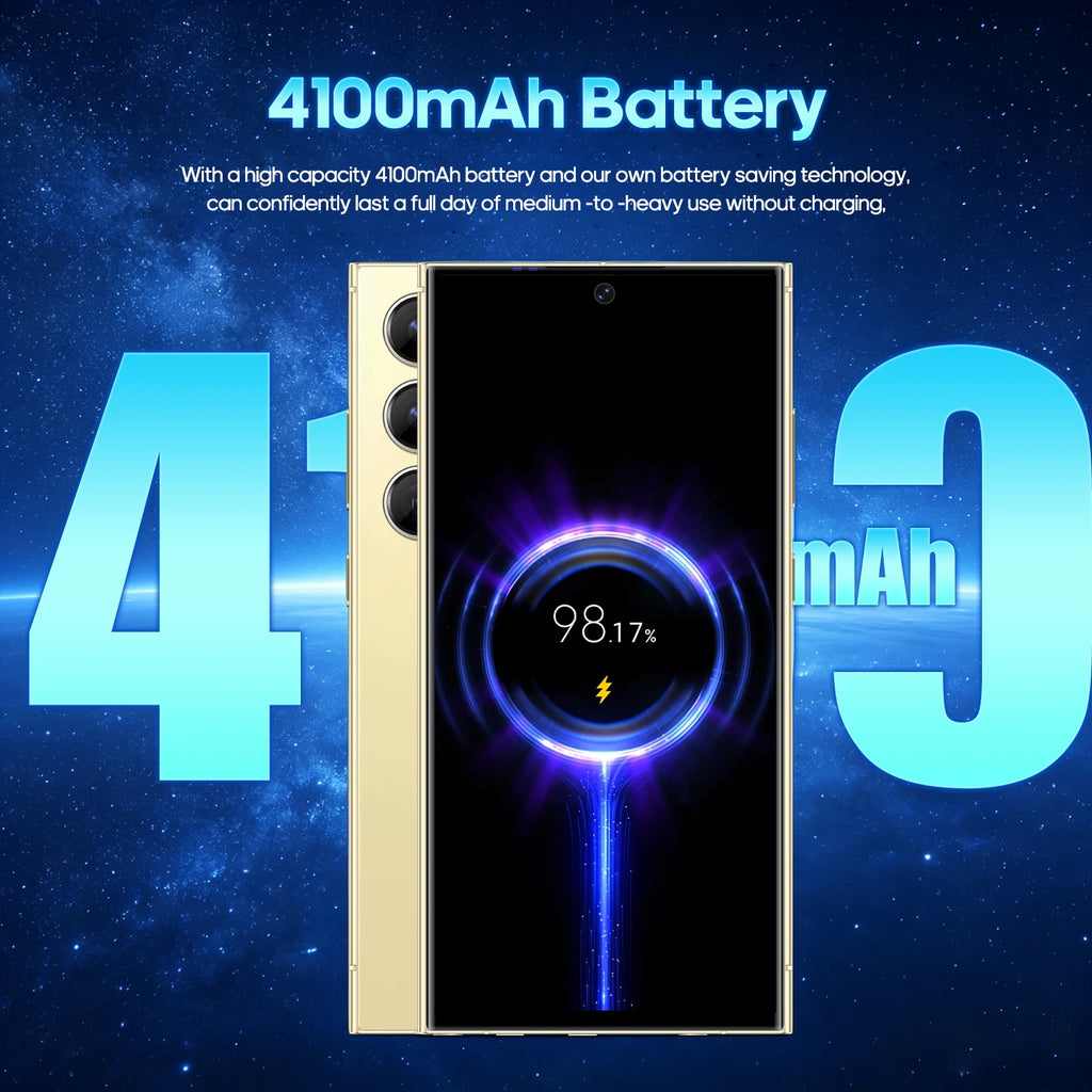 FUFFI S Pro Smartphone, 6.8", 12GB RAM, 512GB, 4100mAh