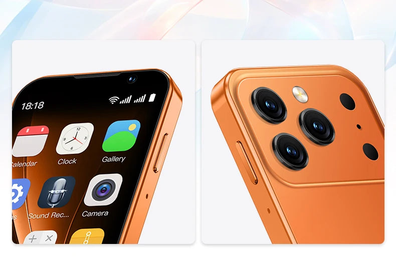 هاتف SOYES XS18 Pro الذكي الصغير، 3.0 بوصة، 2 جيجابايت رام، 16 جيجابايت، شريحتان