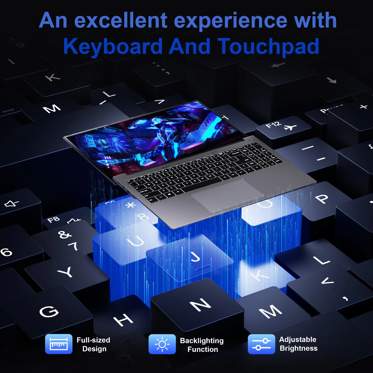 KAMRUI 16" Gaming Laptop, AMD Ryzen 9 6900HX, 16GB RAM, 512GB SSD