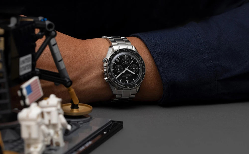 PAGANI DESIGN Moon Men's Chronograph Quartz Watch, Sapphire Glass