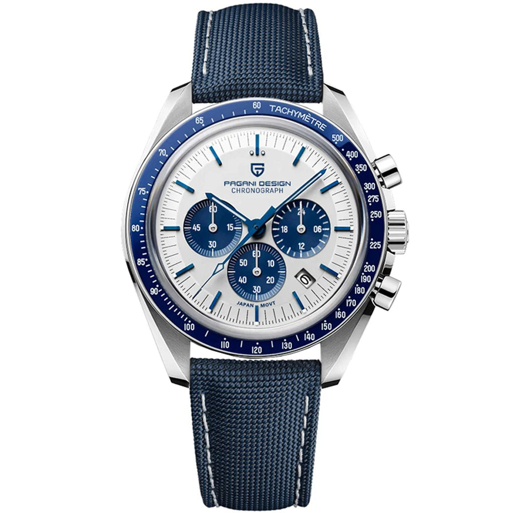 PAGANI DESIGN Moon Men's Chronograph Quartz Watch, Sapphire Glass