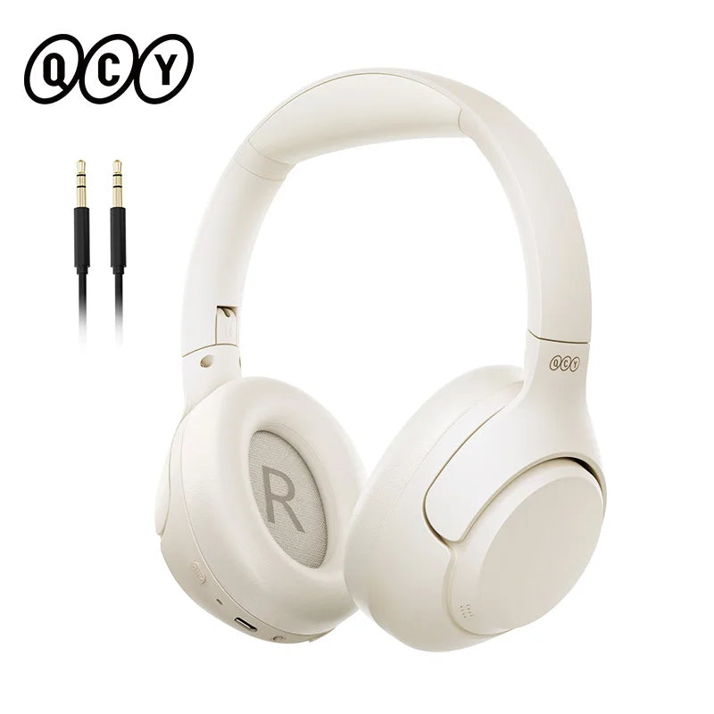QCY H3 ANC Wireless Headphones, Bluetooth 5.4, Hi-Res, 60-Hour Battery