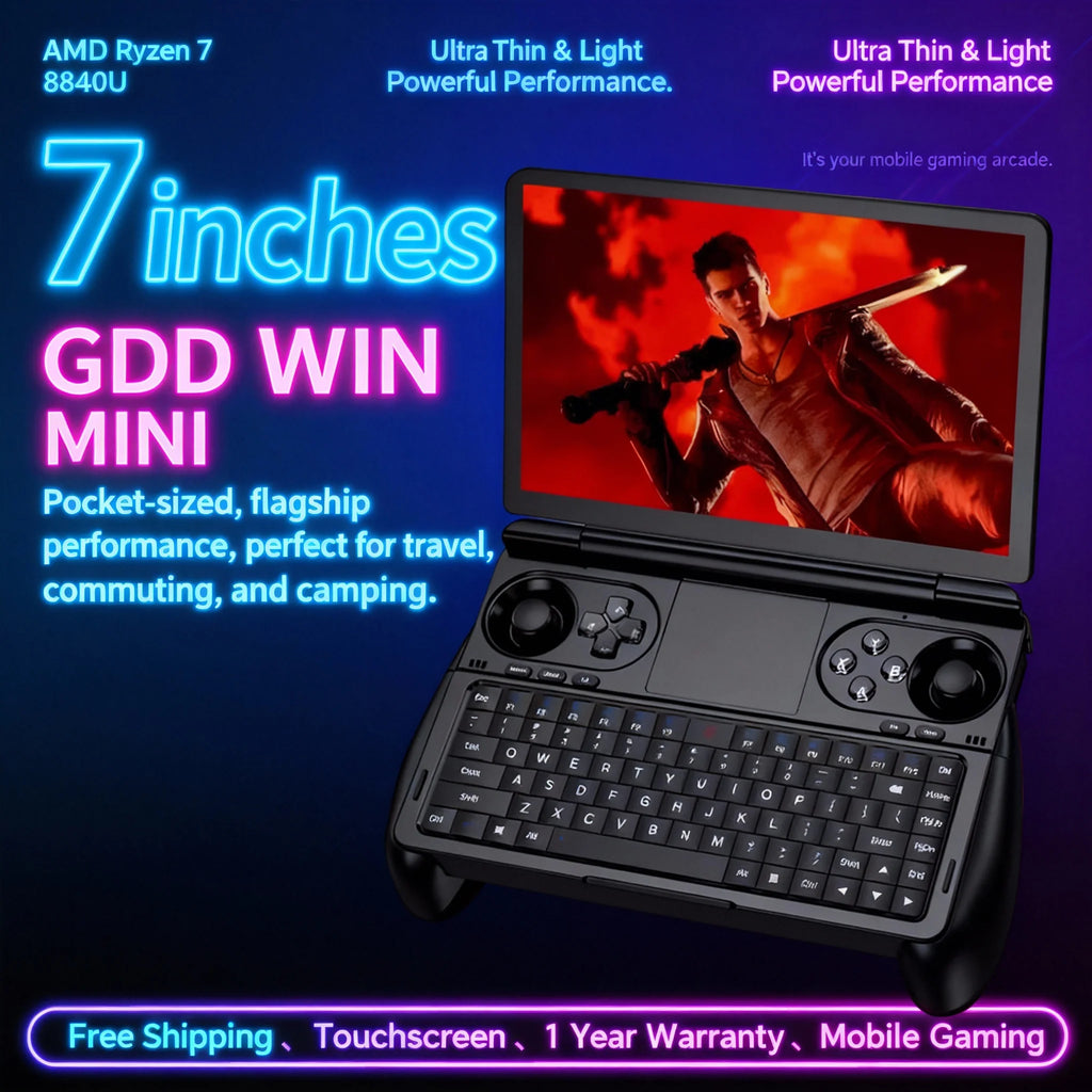 GPD WIN Mini 7 inch handheld console, main view