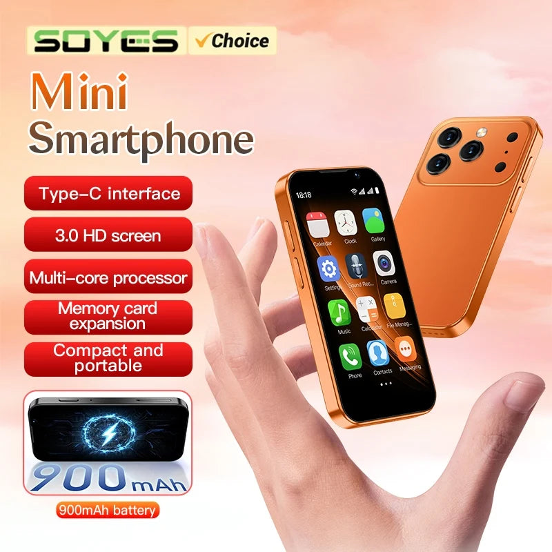 SOYES XS18 Pro Mini Smartphone, 3.0", 2GB RAM, 16GB, Dual SIM