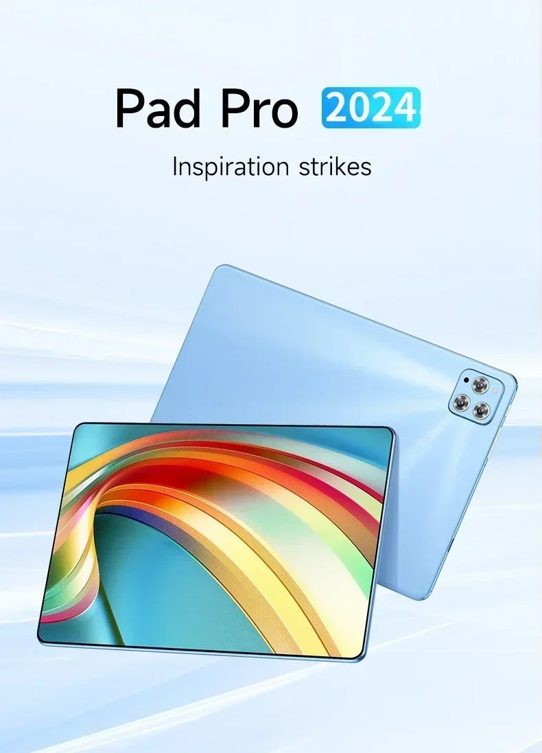 2026 iPad Air PRO Tablet Android 16 GPS WIFI 24GB 2TB 20000mAh 5G Dual Card Snapdragon 8gen3 10 Core Original Android Tablet PC