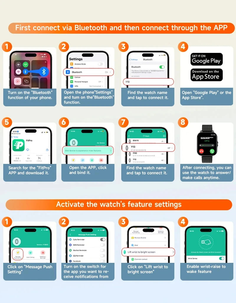 Smart watch sports modes display