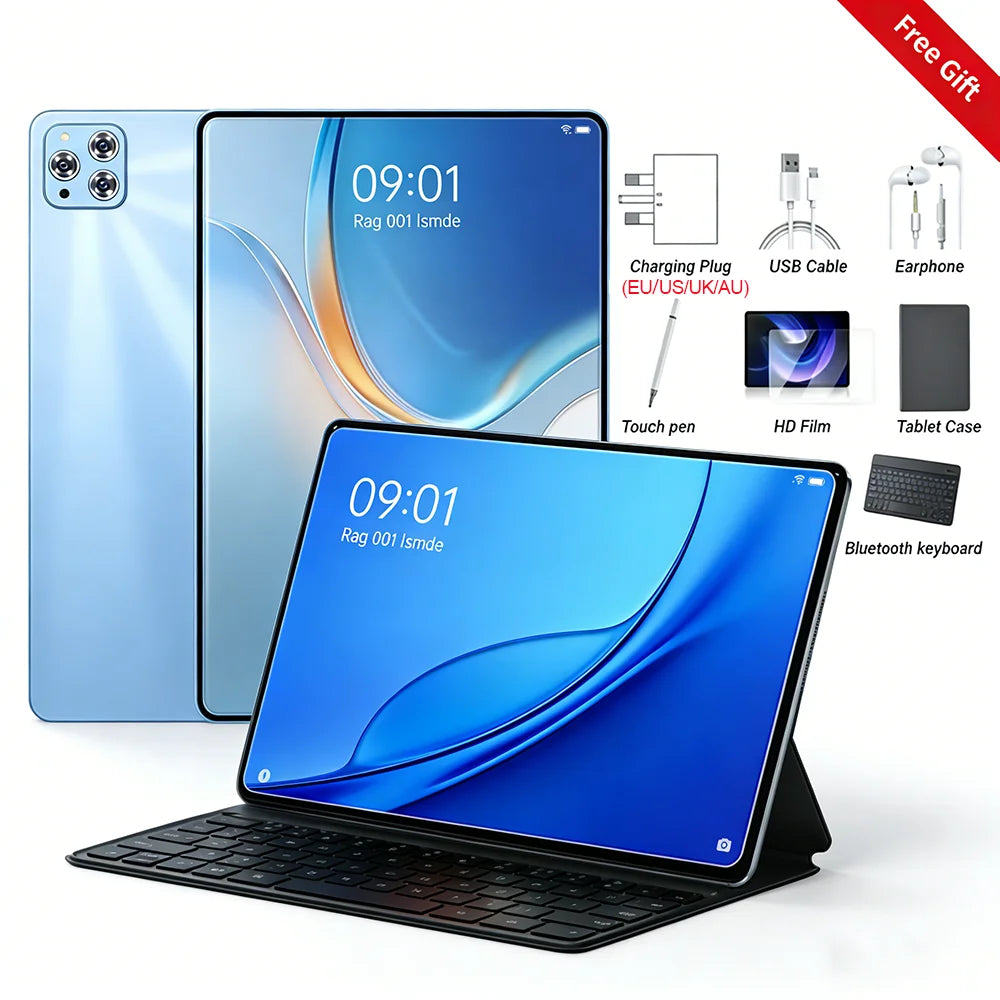 2026 Original 12inch IPad Air Pro 5G Tablet PC 20000mAh Android 15 24GB RAM 2TB ROM 5G Dual SIM GPS 5K 4G WIFI Network Tablet