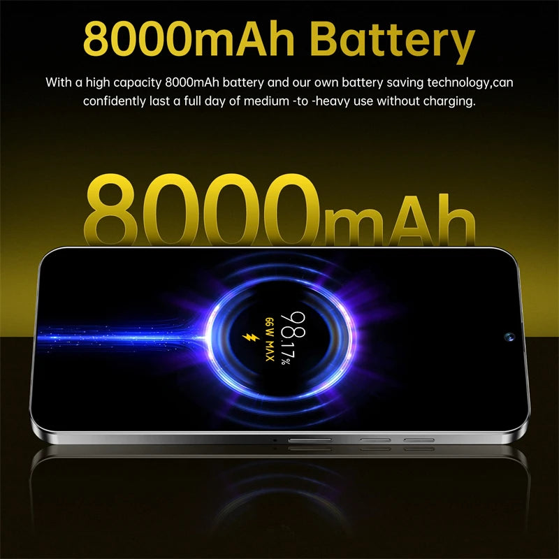 X7 Pro Smartphone, Snapdragon 8 Gen 3, 8000mAh, 5G, Dual SIM, Android 14