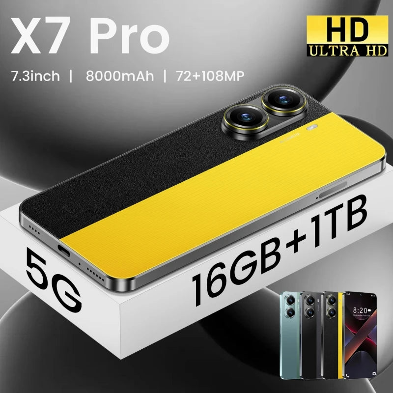 X7 Pro Smartphone, Snapdragon 8 Gen 3, 8000mAh, 5G, Dual SIM, Android 14