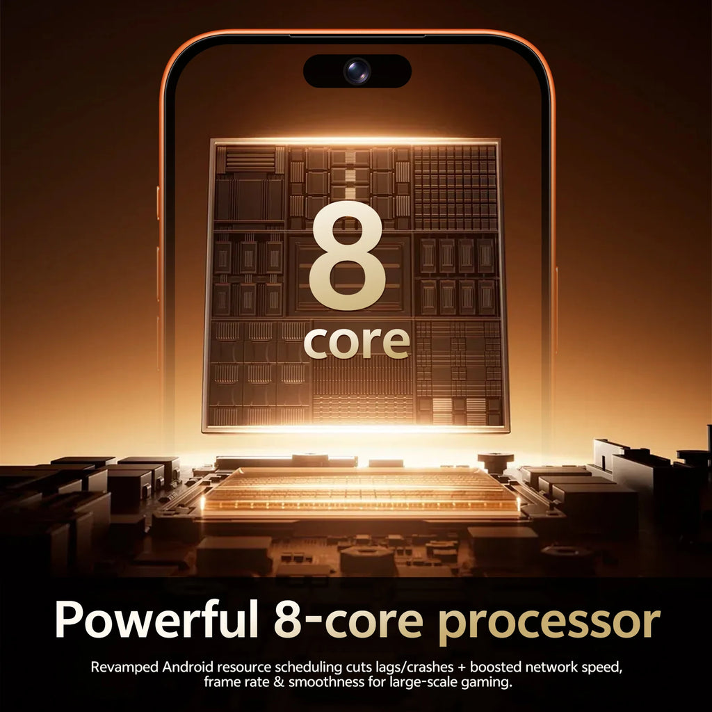 IVMI 17 Pro Max Smartphone, 6.7", 4GB RAM, 32GB, Dual SIM, 4G