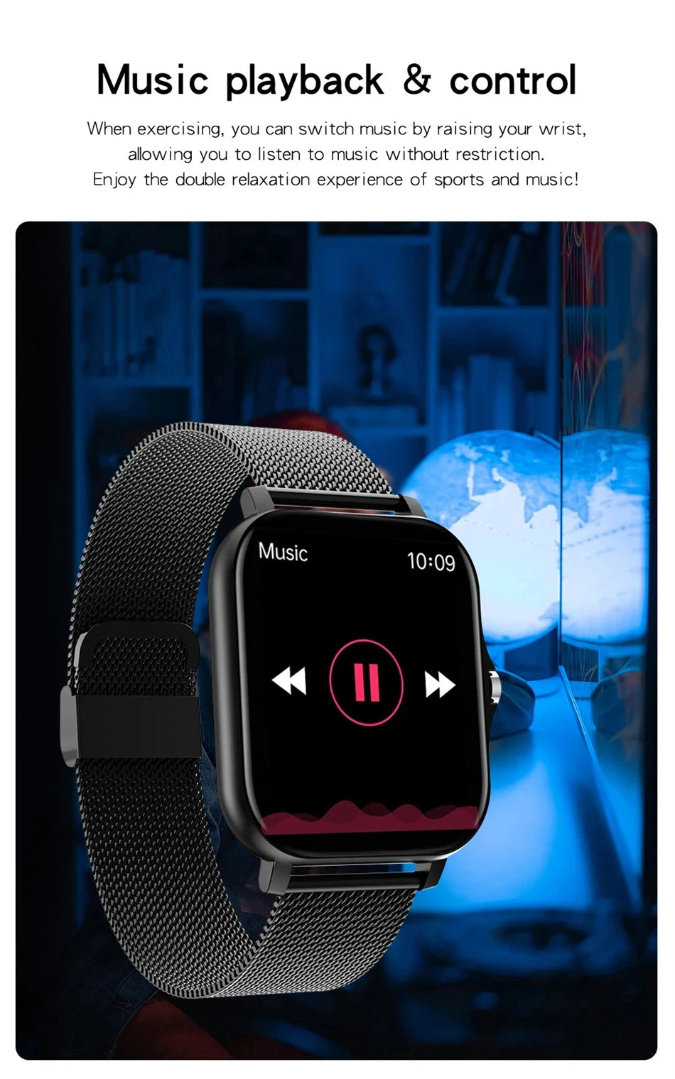 Smart Watch with Bluetooth Calling and Sports Modes